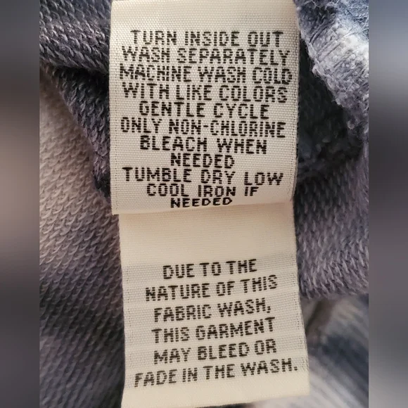 Chance Or Fate Oversized Pullover Tie Dyed Sweatshirt Size M - Picture 8 of 8